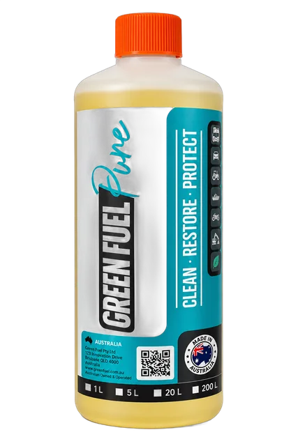 Green Fuel Pure 1 L bottle, front label
